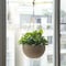 Gardenised Self Watering Bronze Hanging Basket Flower Planter-10 inch  QI003891 - alternate 3